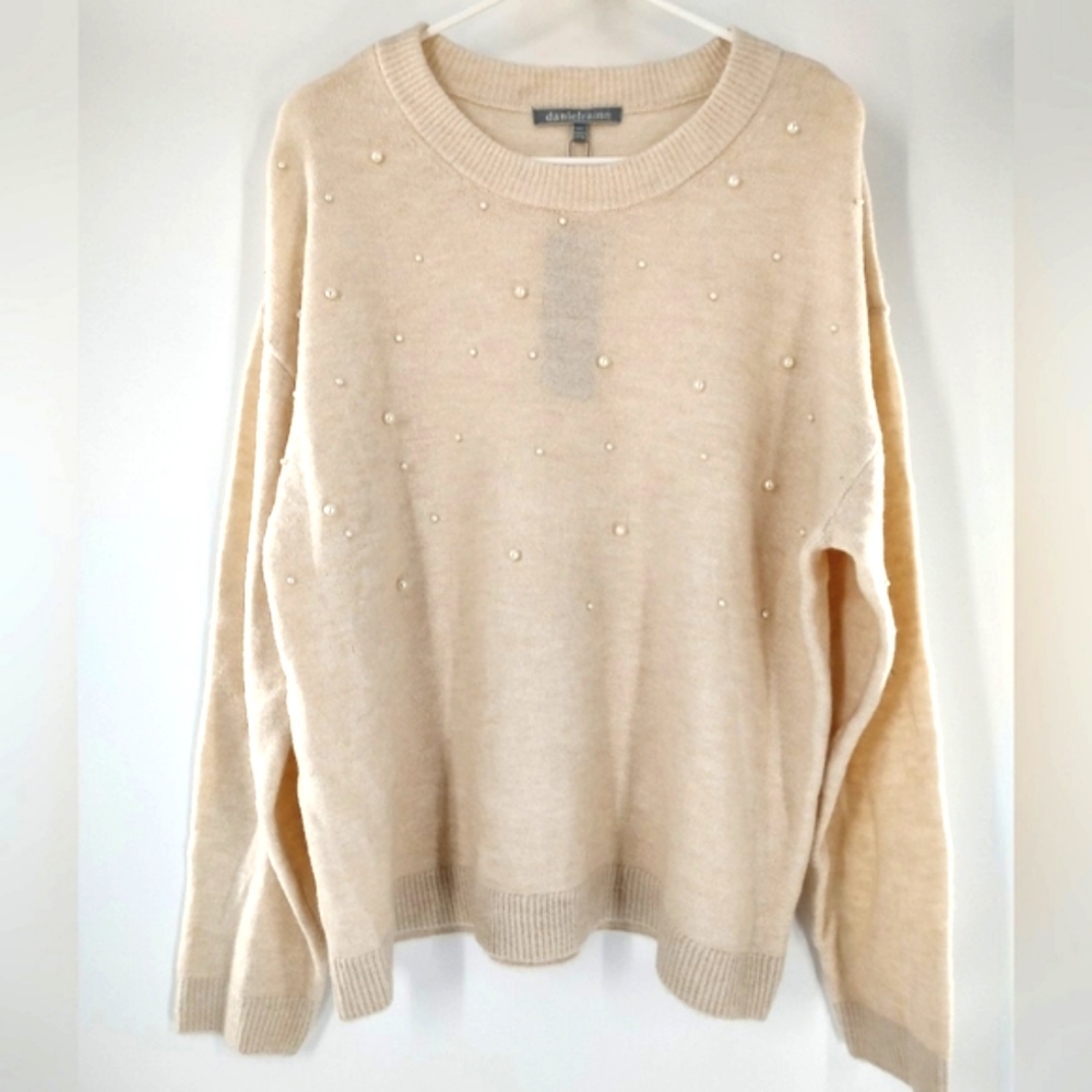 Daniel Rainn Women's Pearl Beige Pullover Size XXL